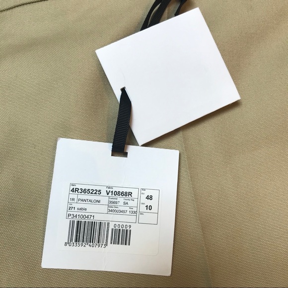 RED Valentino Beige Cotton Slacks - Picture 7 of 8